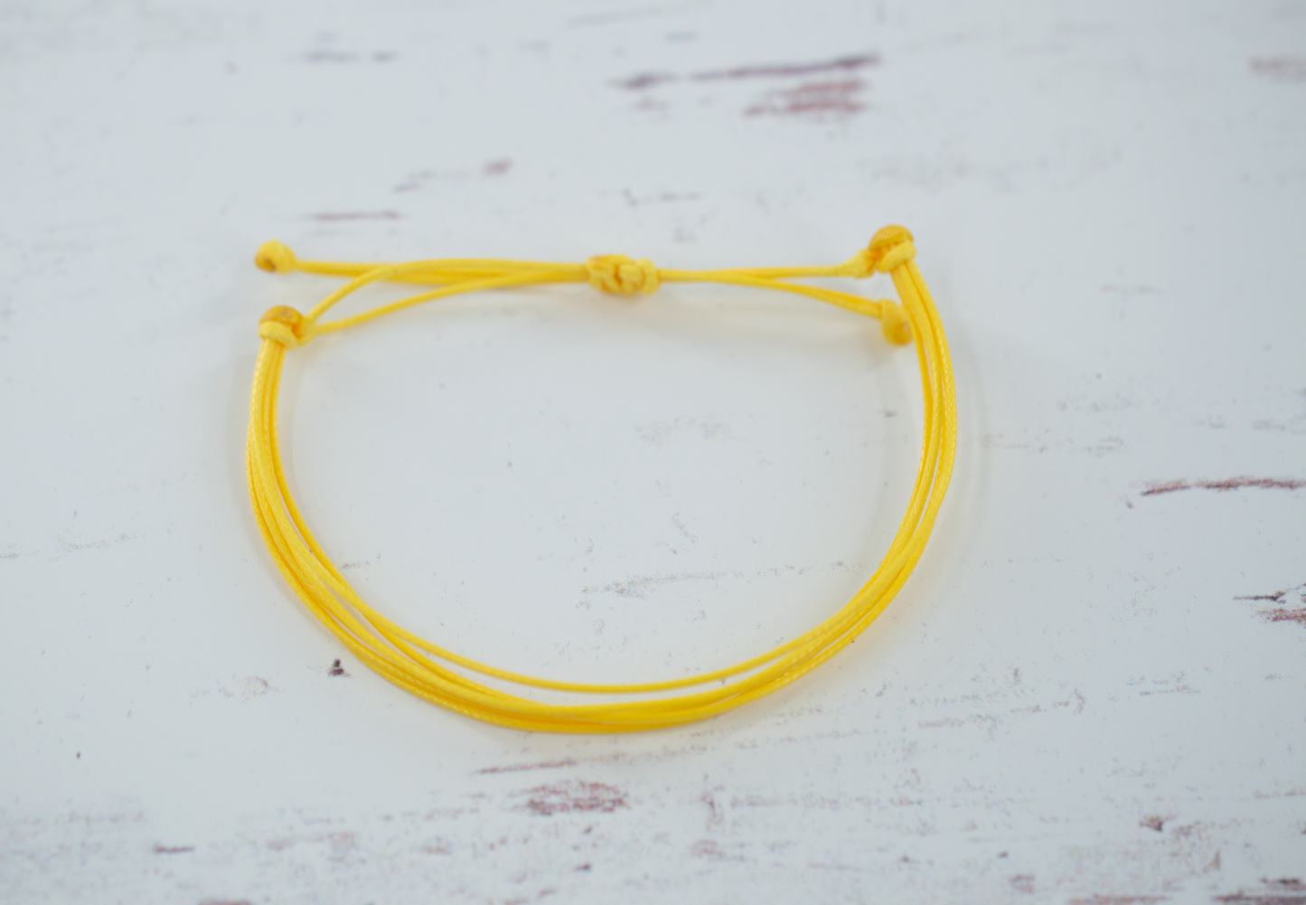 BONE CANCER AWARENESS | YELLOW CORD BRACELET