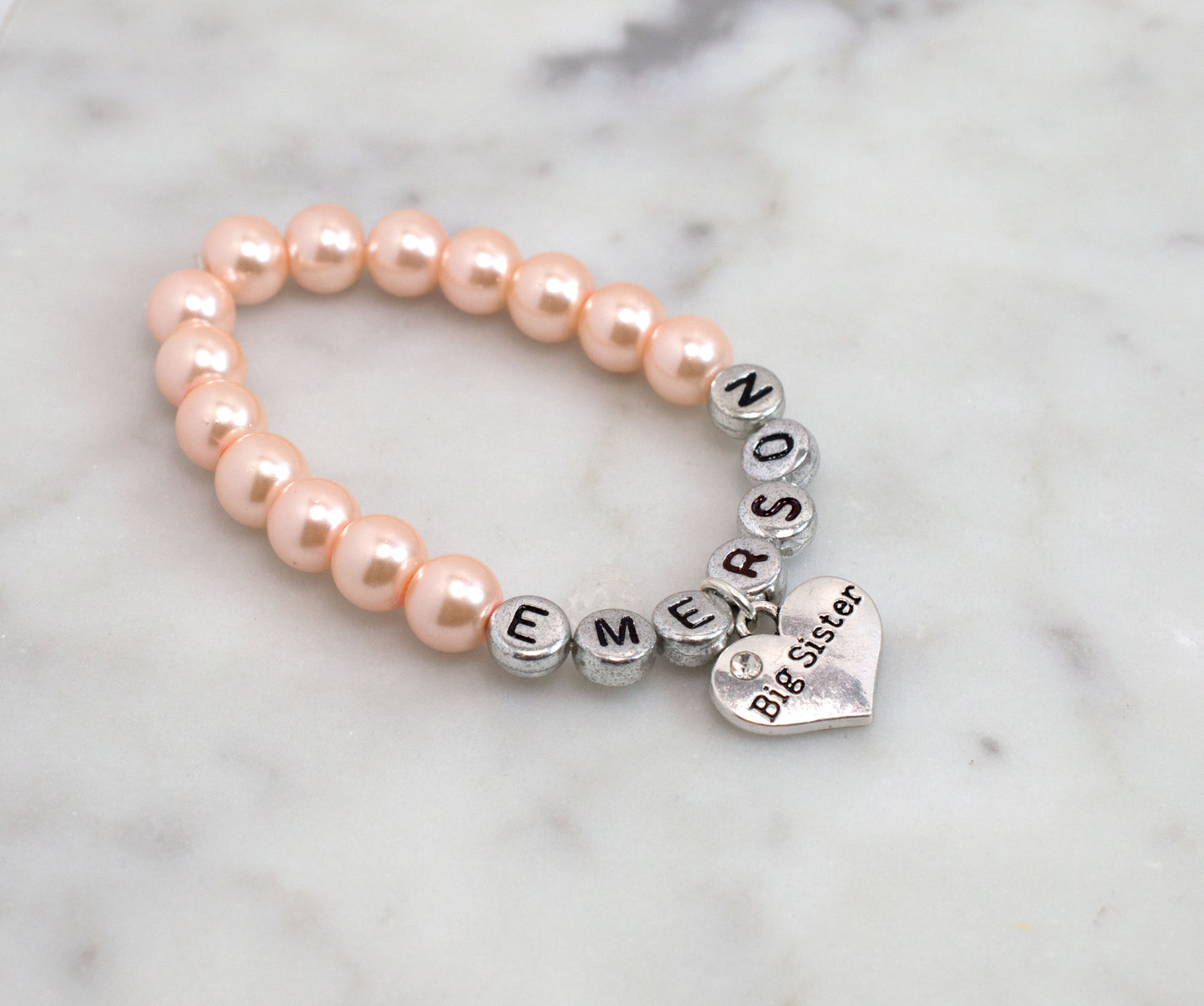 BIG SISTER PEARL BRACELET | BLUSH