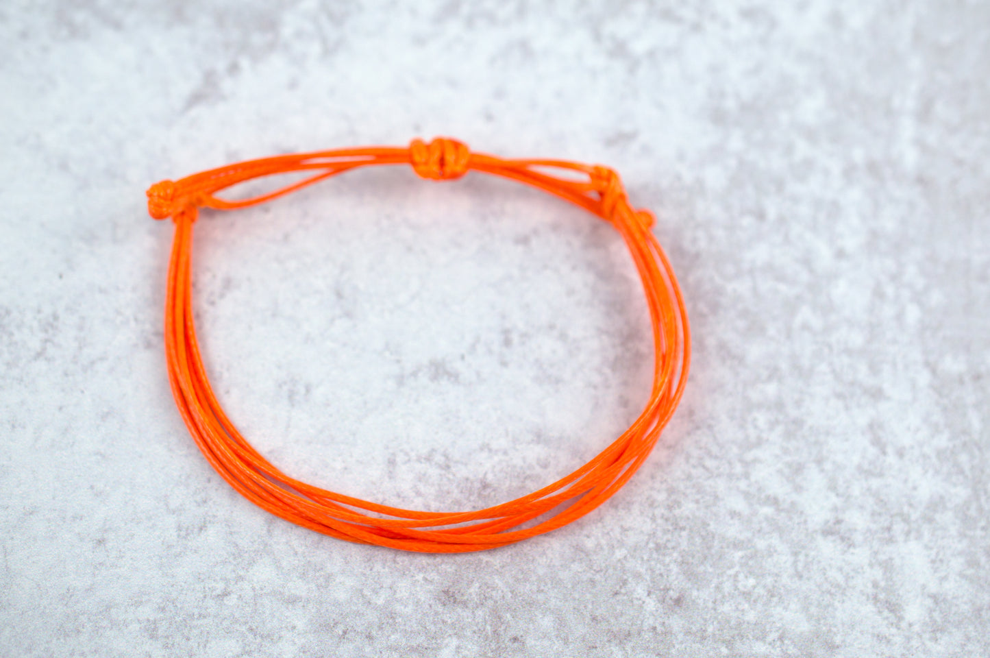 LEUKEMIA CANCER AWARENESS | ORANGE CORD BRACELET