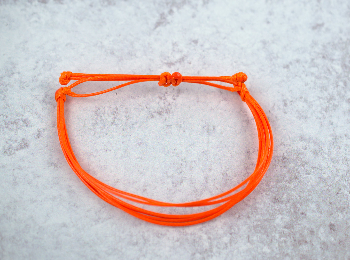 LEUKEMIA CANCER AWARENESS | ORANGE CORD BRACELET