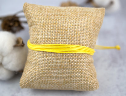 BONE CANCER AWARENESS | YELLOW CORD BRACELET