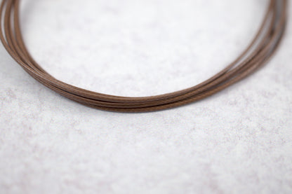 BROWN CORD BRACELET