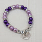 Big Sister Bracelet | Lavender and Violet | Personalized Bracelet | Pearl Bracelet |  New Big Sister | Gift for Big Sister
