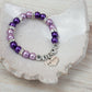 Big Sister Bracelet | Lavender and Violet | Personalized Bracelet | Pearl Bracelet |  New Big Sister | Gift for Big Sister